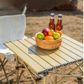 Mesa de camping plegable fácil de aluminio barata